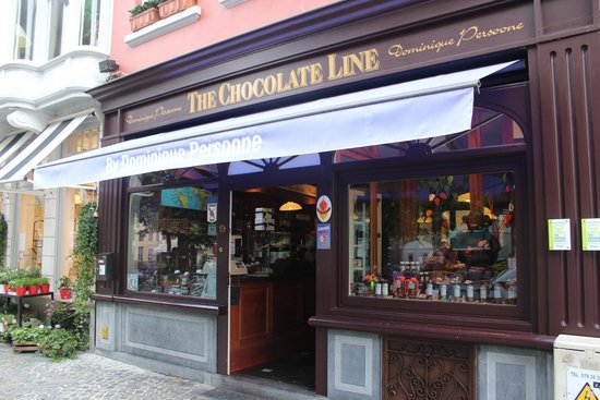 The chocolate line shop in bruges